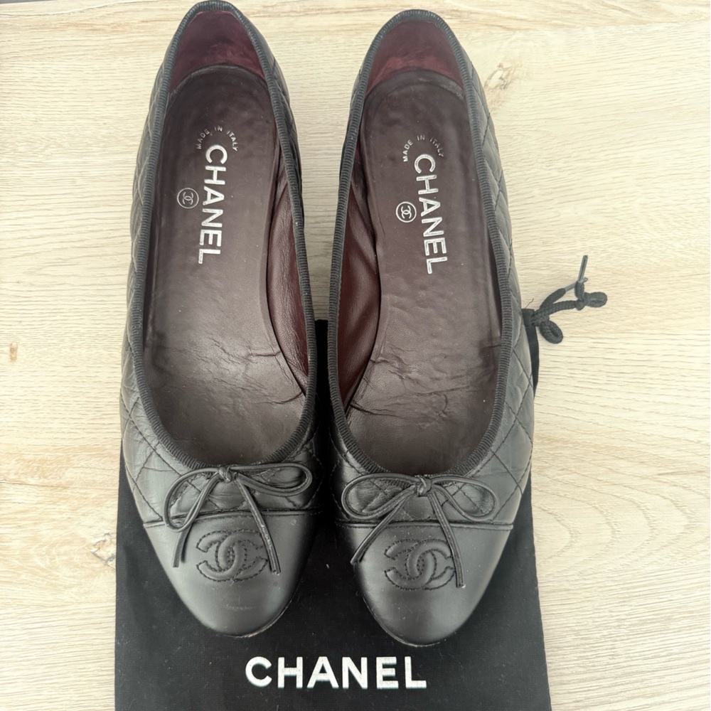 Chanel Calfskin Ballet Flats size 39 - Picture 8 of 9